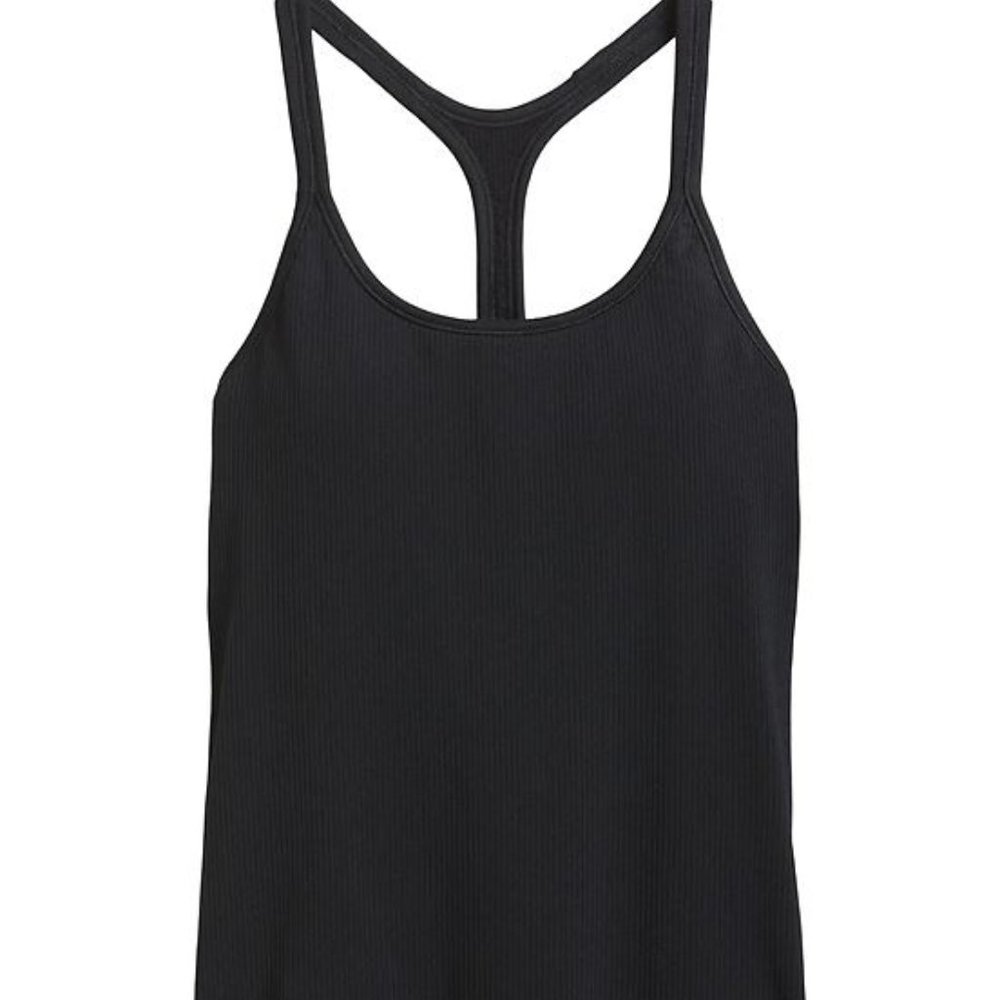 ATHLETA Renew Support Black Athletic Tank Top-M